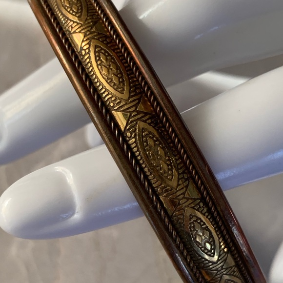 Copper and Brass Cuff Bracelet - Picture 3 of 6